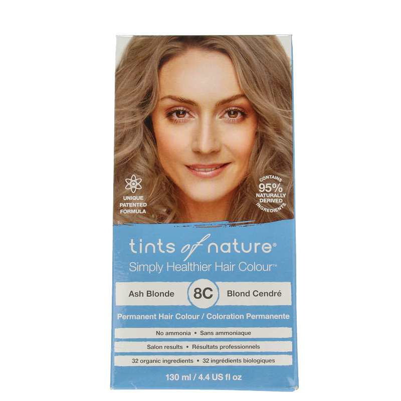 Tints Of Nature 8C licht asblond 1 Set