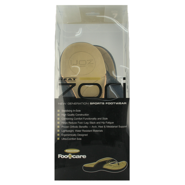 Zori Teenslippers zwart maat 7  1.00 Paar