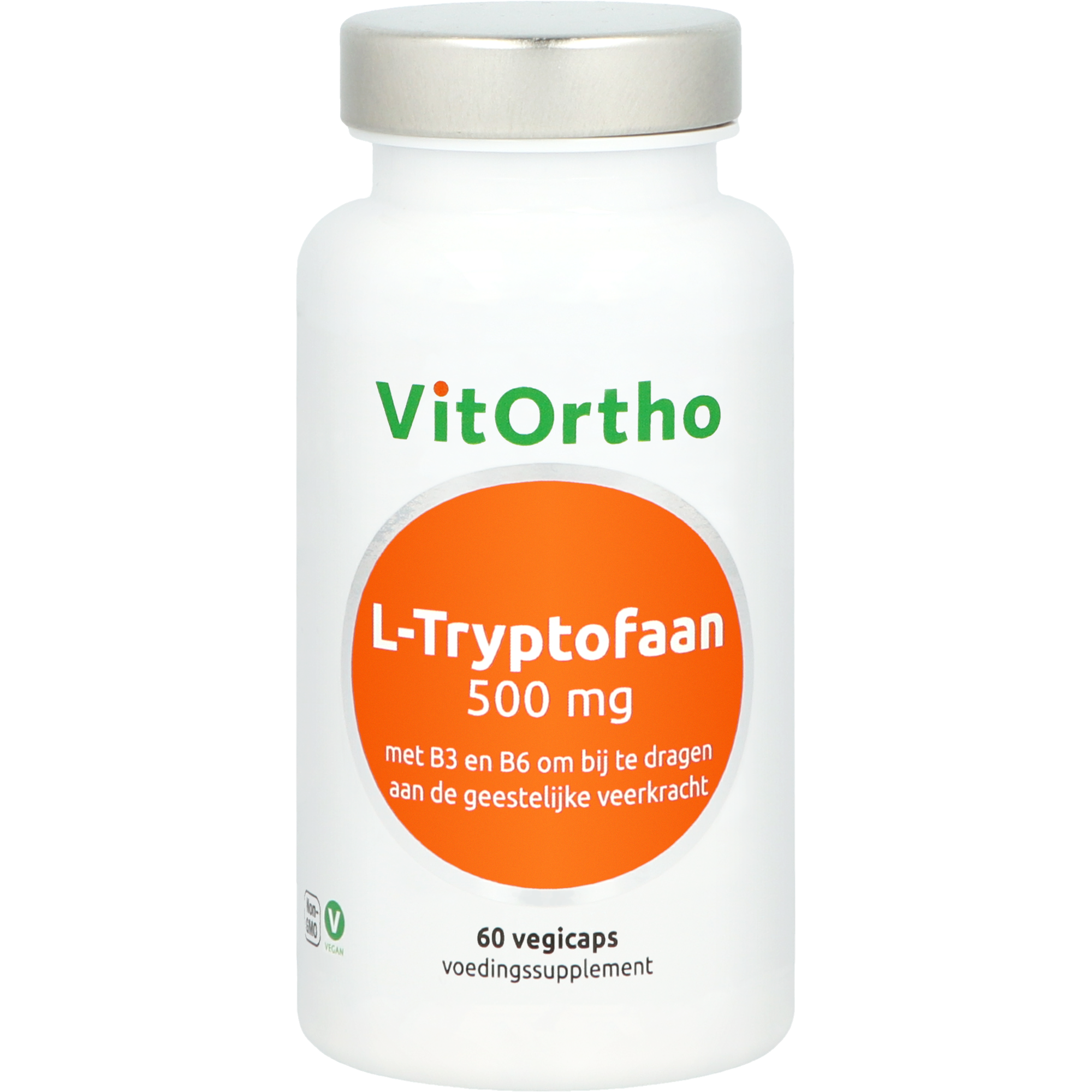 VitOrtho L-Tryptofaan 500 mg 60.00 Vegetarische capsules