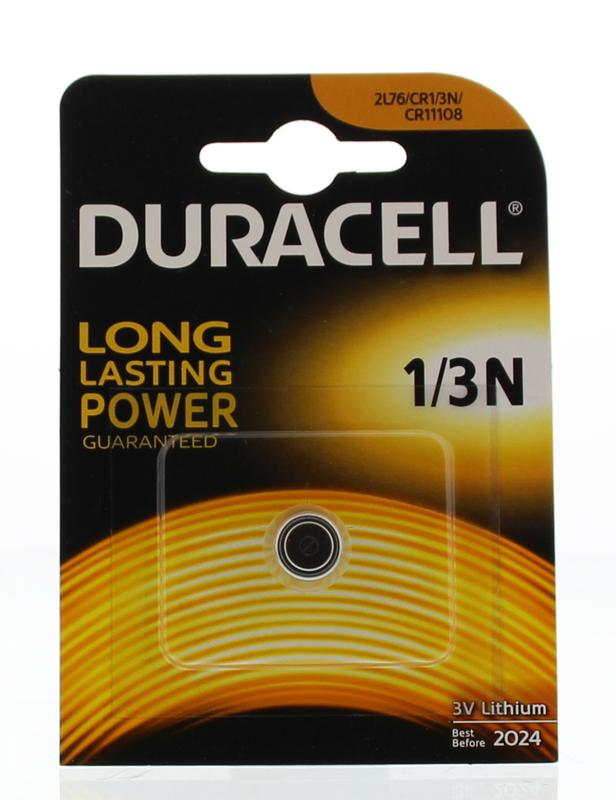 Duracell Batterij 1/3N lithium LBL 1 Stuks