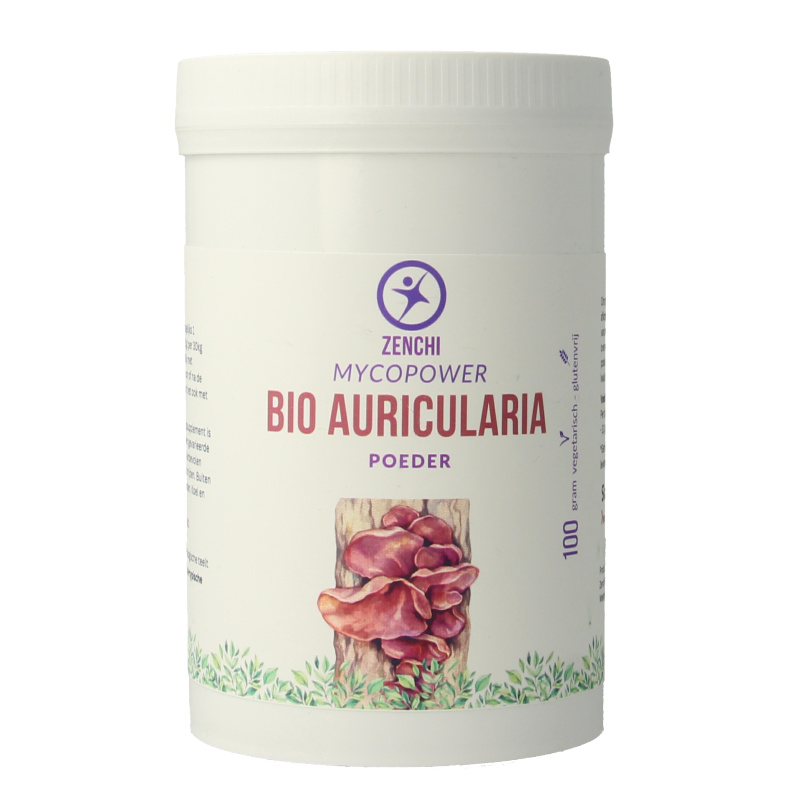 Mycopower Auricularia poeder bio 100 Gram
