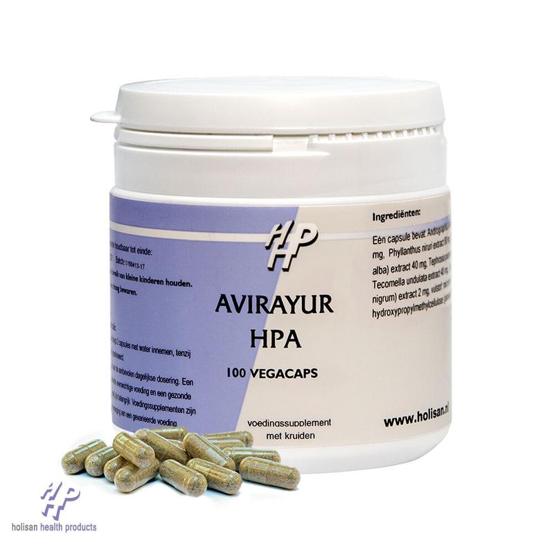 Holisan Avirayur HPA 100 Vegetarische capsules