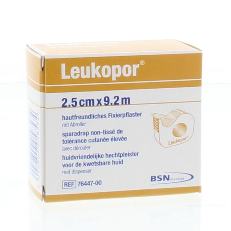 Leukopor Hechtpleister non-woven 9.2m x 2.5cm 1 Stuks