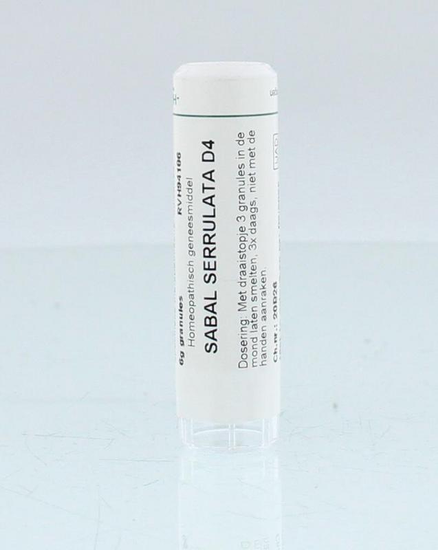 Homeoden Heel Sabal serrulata D4 6 Gram