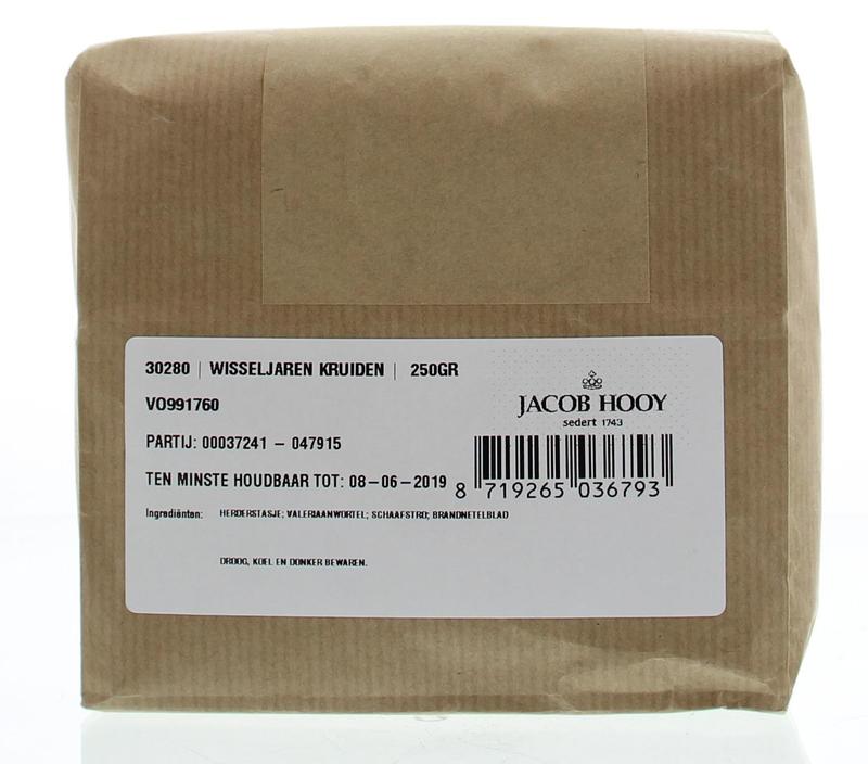 Jacob Hooy Wisseljaren kruiden thee  250 Gram