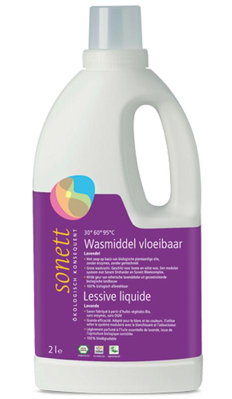 Sonett Wasmiddel vloeibaar lavendel 2.00 Liter