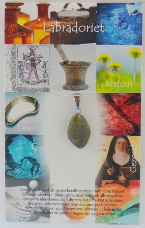 Steengoed Hanger gezondheidssteen labradoriet 1 Stuks