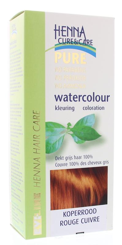 Henna Cure&Care Watercolour koperrood 5 Gram
