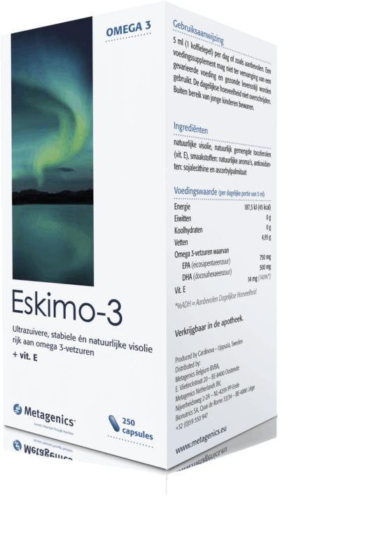 Metagenics Eskimo 3 250 Capsules