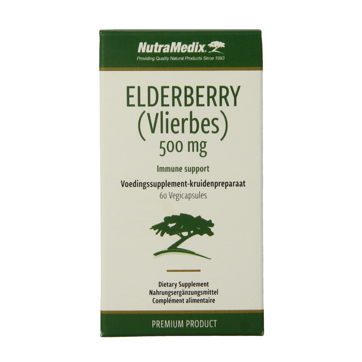 Nutramedix Vlierbes elderberry 60.00 Capsules
