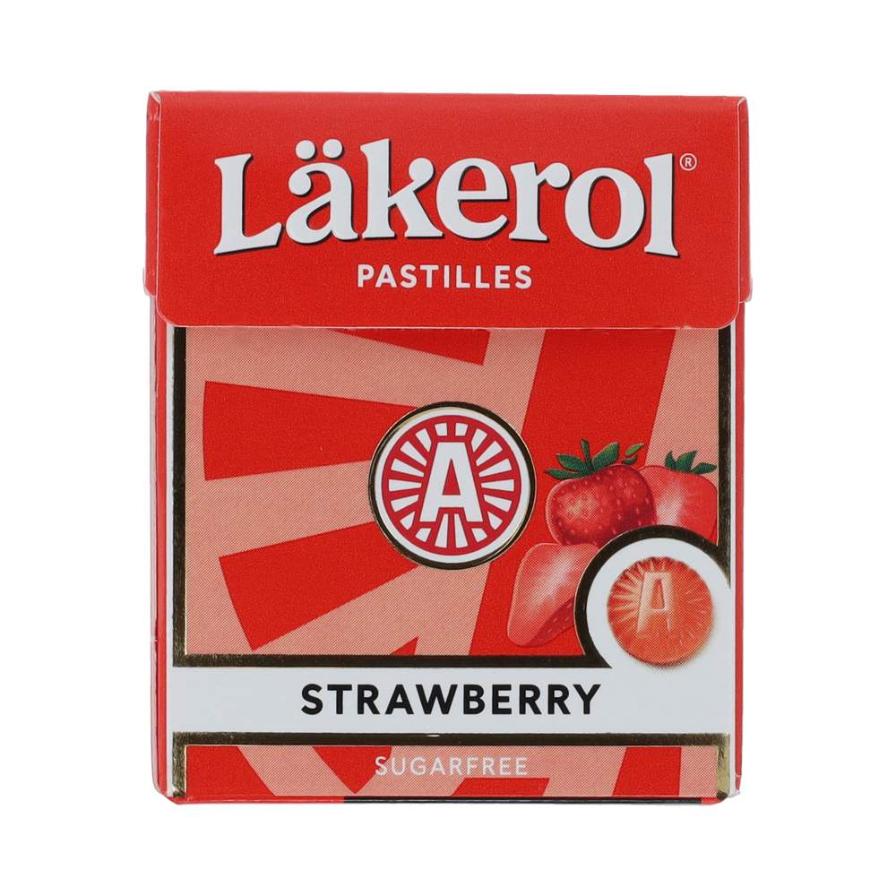 Lakerol Läk CI Strawberry 1p 24x25g 25.00 Gram