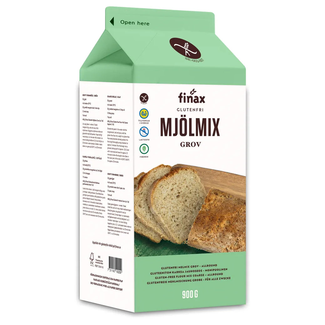 Finax Broodmix bruin glutenvrij 900 Gram