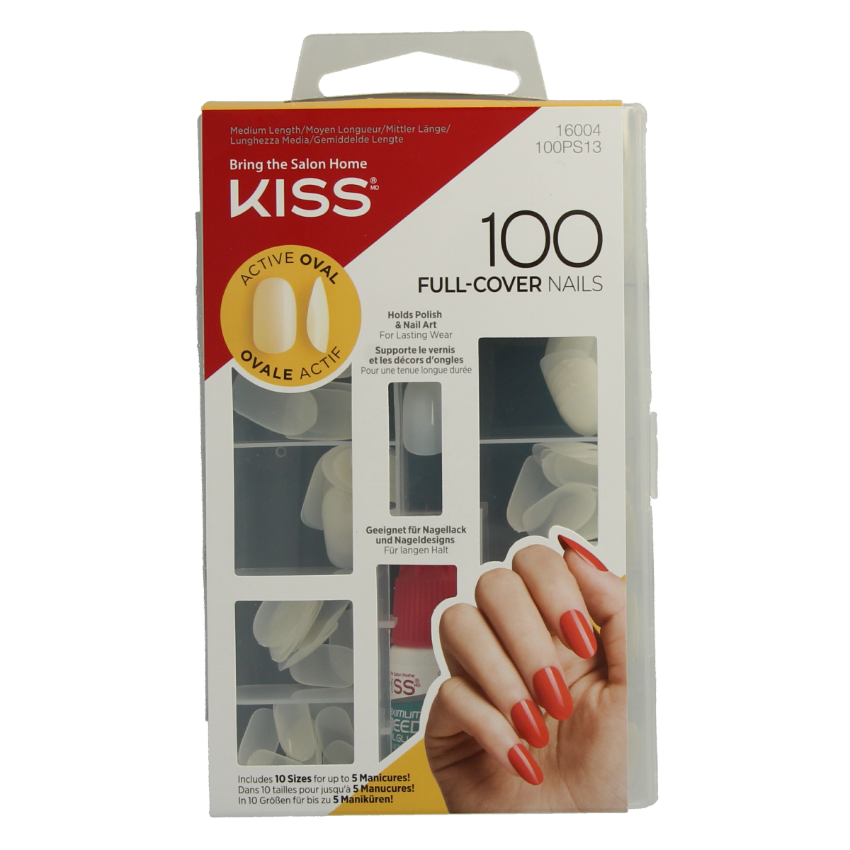 Kiss Full cover nails oval 70.00 Milliliter