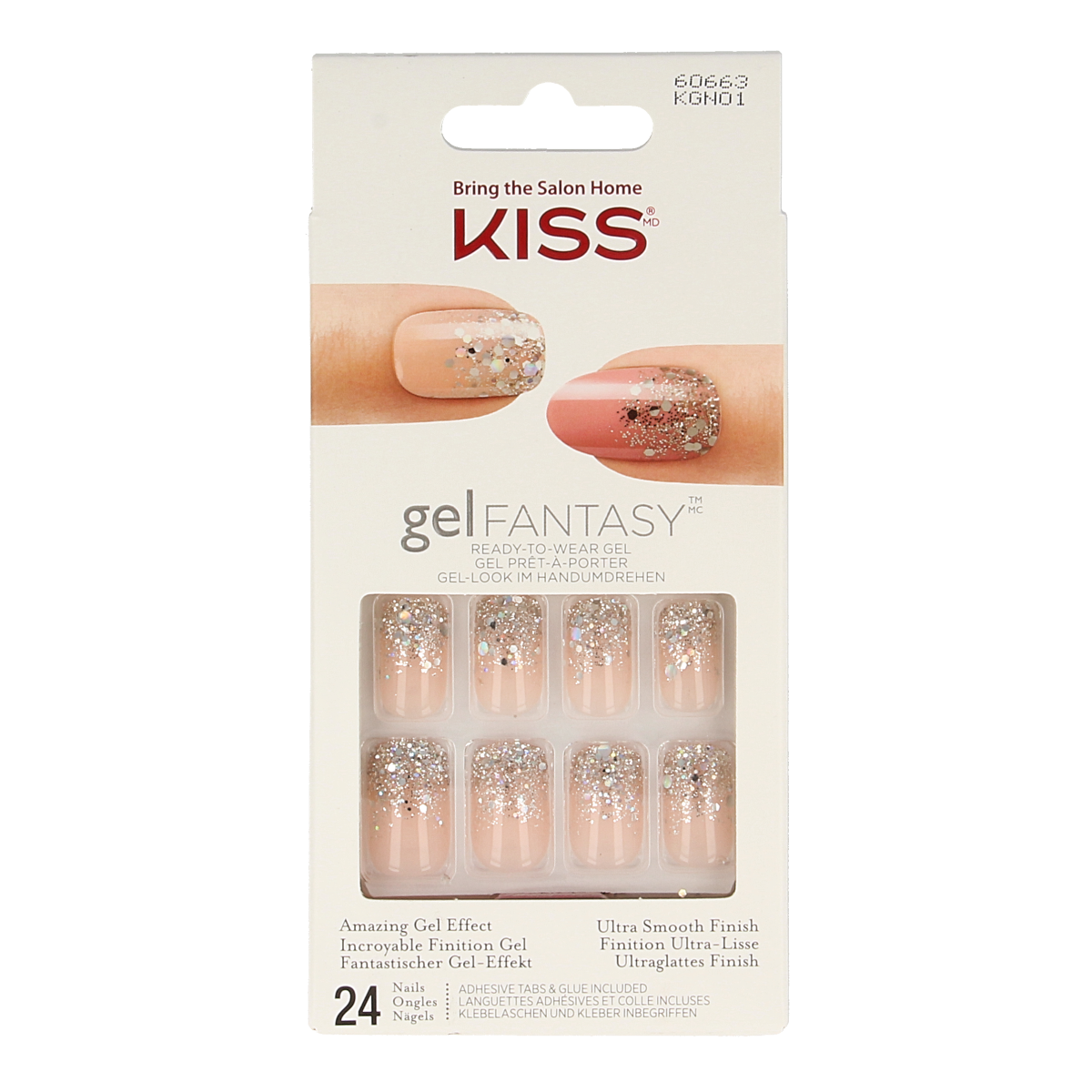 Kiss Gel fantasy nails fanciful  1.00 Set