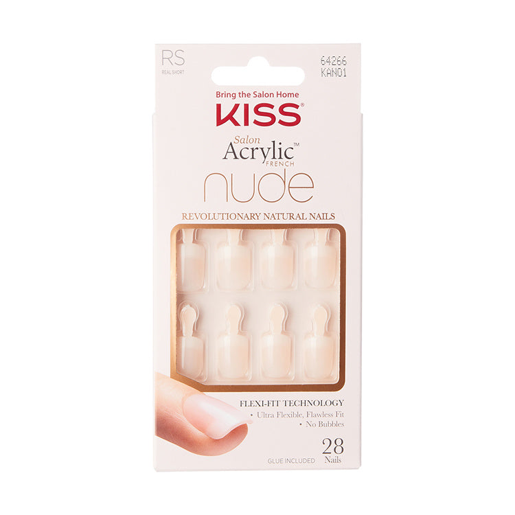 Kiss French nude acrylic nails breathtaking  1 Set