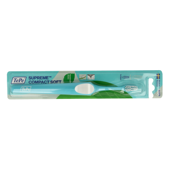 TePe Tandenborstel supreme compact soft 1.00 Stuks