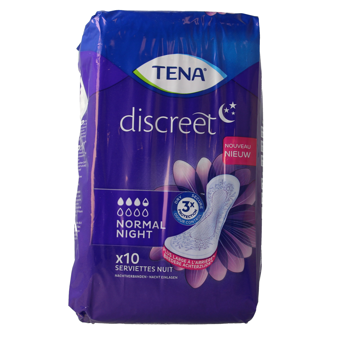Tena Discreet normal night 10.00 Stuks