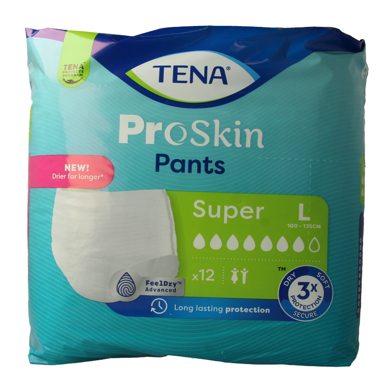 Tena Proskin pants super L 12 Stuks
