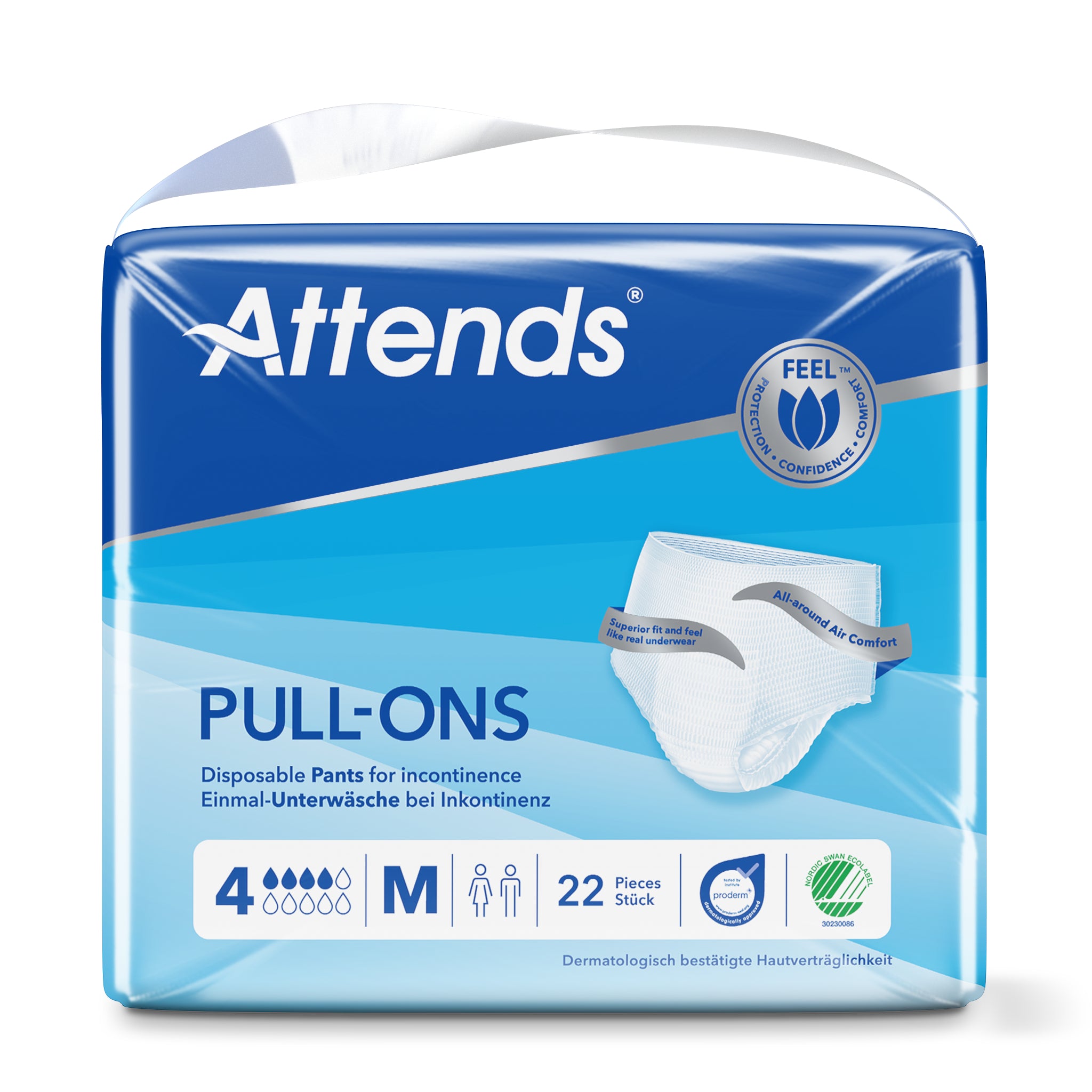 Attends Pull-ons 4 maat M 22 Stuks