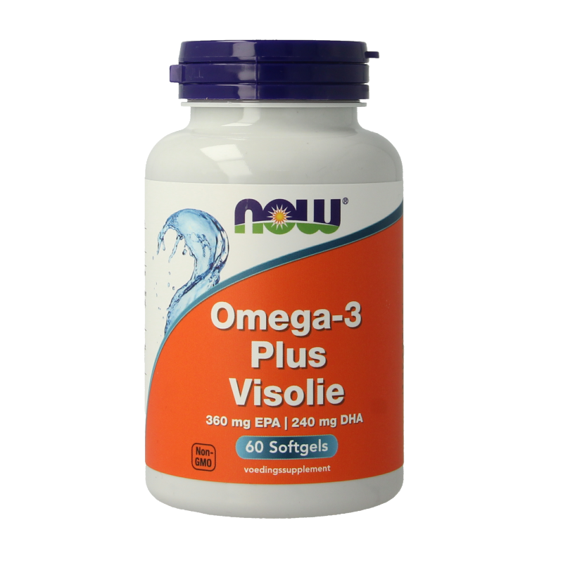NOW Omega-3 Plus 360mg EPA 240mg DHA 60 Softgels