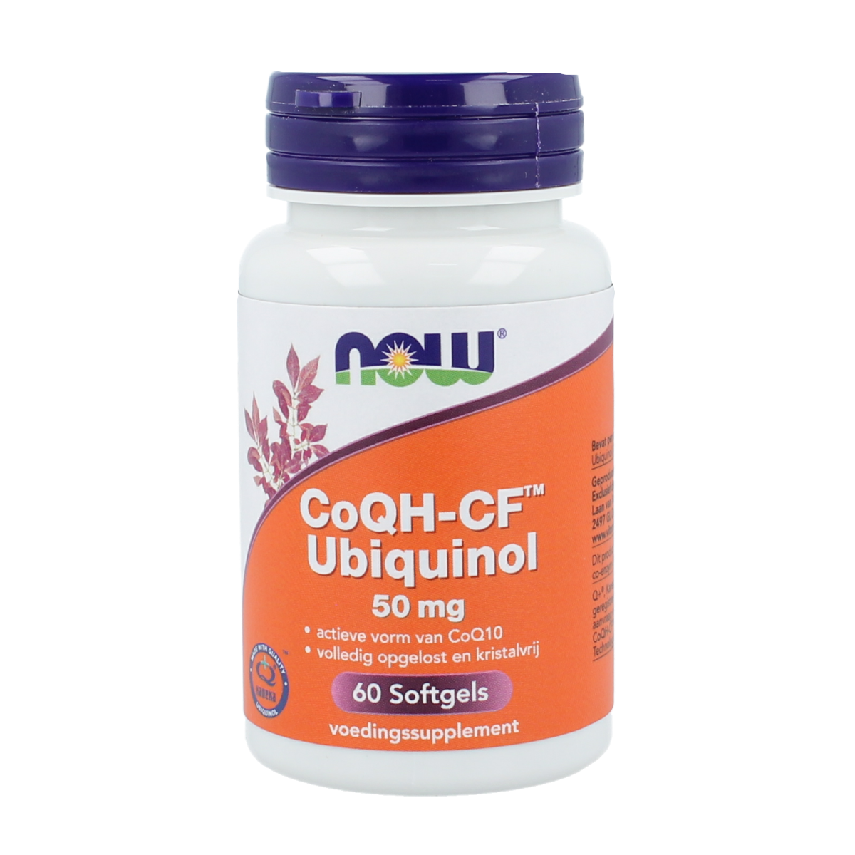 NOW Co-Q10 ubiquinol 50mg 60.00 Softgels