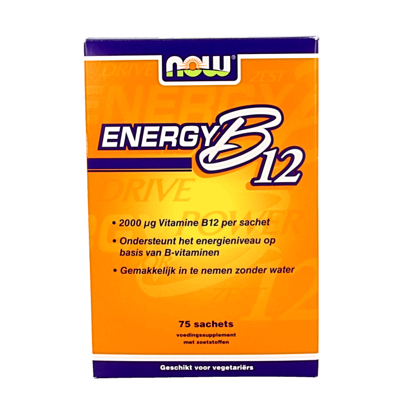 NOW Energy B12 2000mcg 75 Sachets