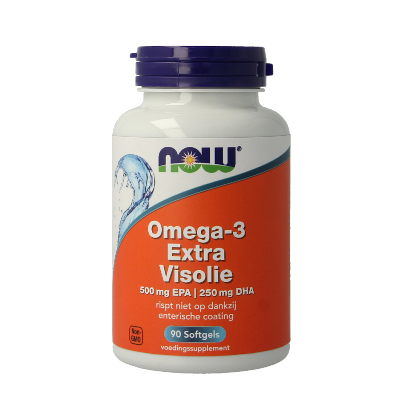 NOW Omega 3 extra 500mg EPA 250mg DHA 90 Softgels