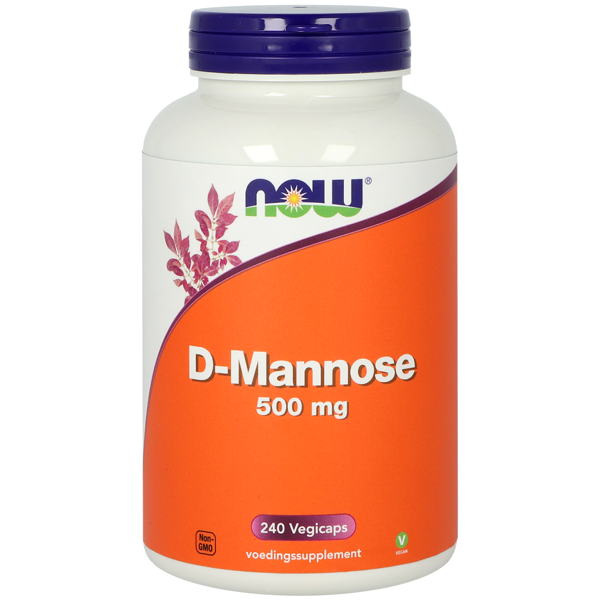 NOW D-Mannose 500mg 240.00 Vegetarische capsules