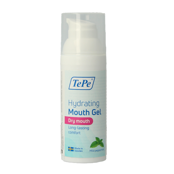 TePe Hydraterende mondgel voor droge mond pepermunt 50.00 Milliliter