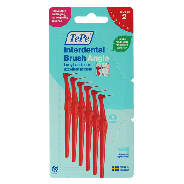 TePe Interdentale ragers angle rood 0,5mm maat 2 6.00 Stuks