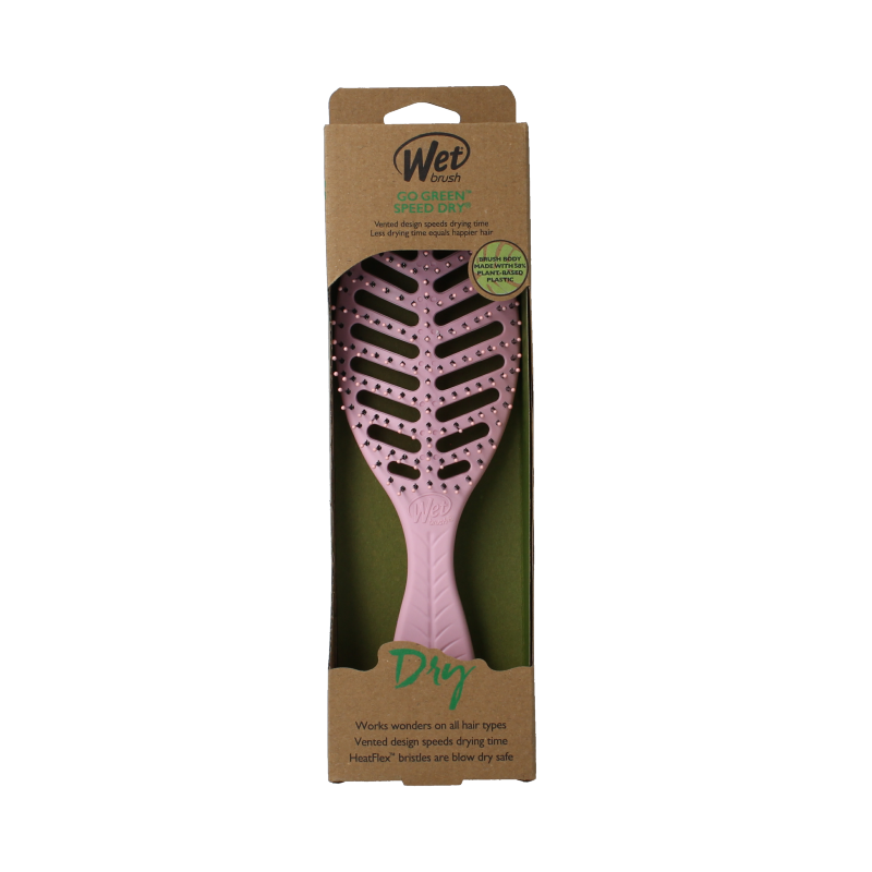 Wet Brush Go green speed dry pink 1 Stuks