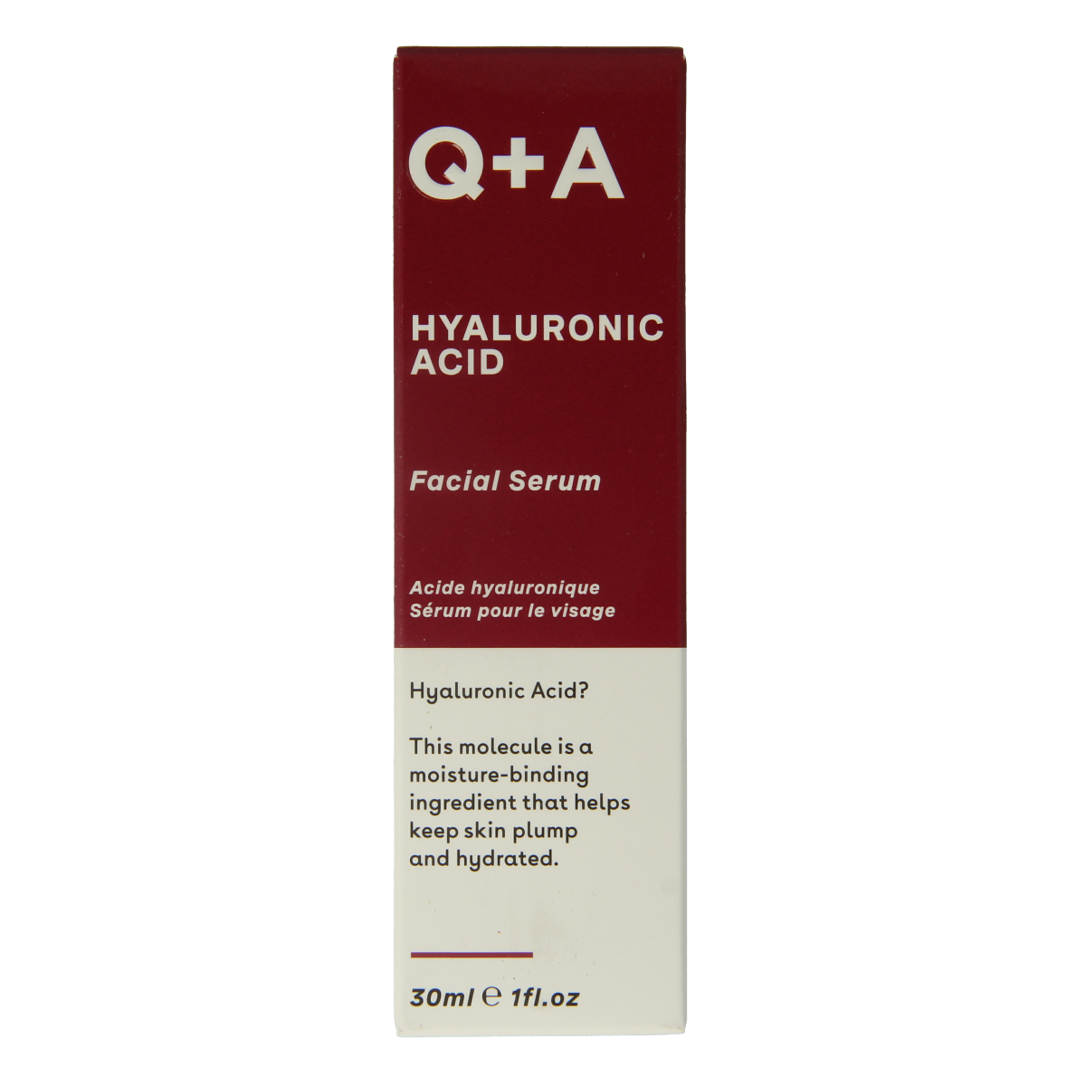 Q+A Hyaluronic acid facial serum  30.00 Milliliter