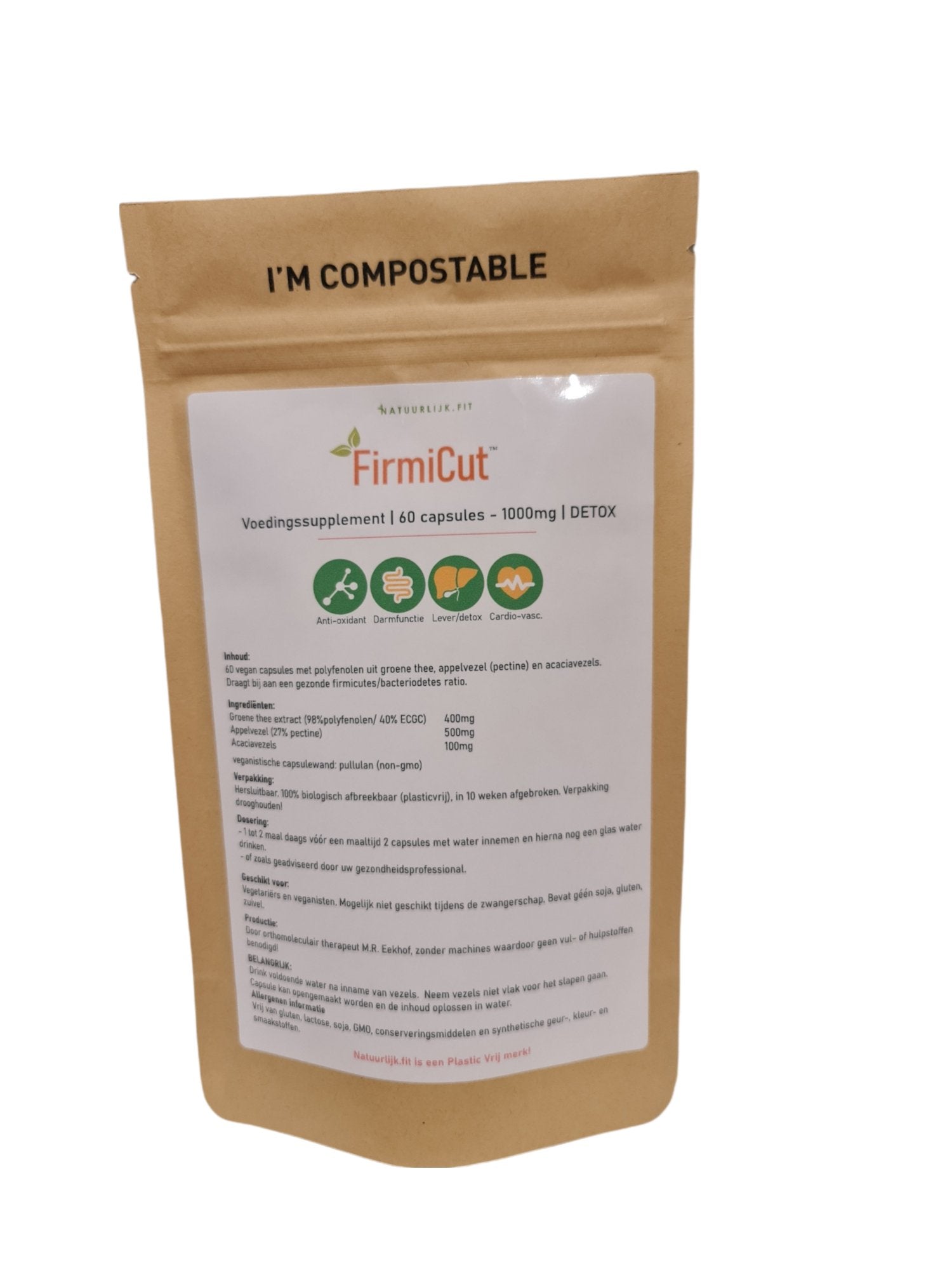Natuurlijk.fit FirmiCut 60.00 Capsules