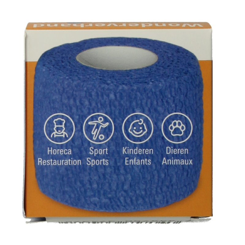 ABC Wonderverband Wonderverband blauw 4.5m x 5cm 1 Stuks