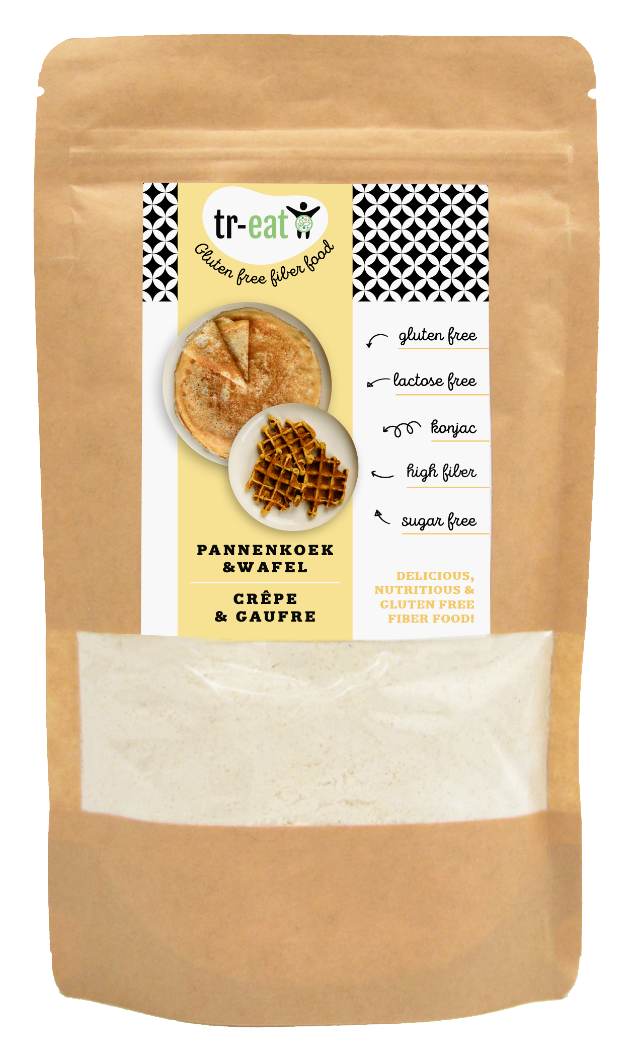 Treat Pannenkoek - wafel glutenvrij 200.00 Gram