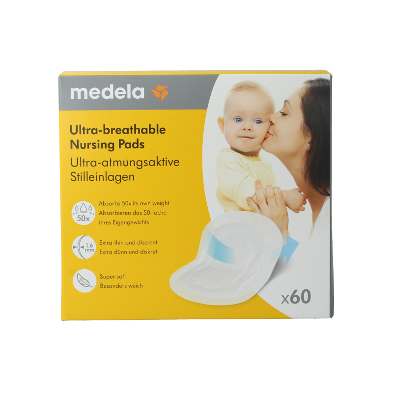 Medela Zoogcompressen ultra ademend 60 Stuks