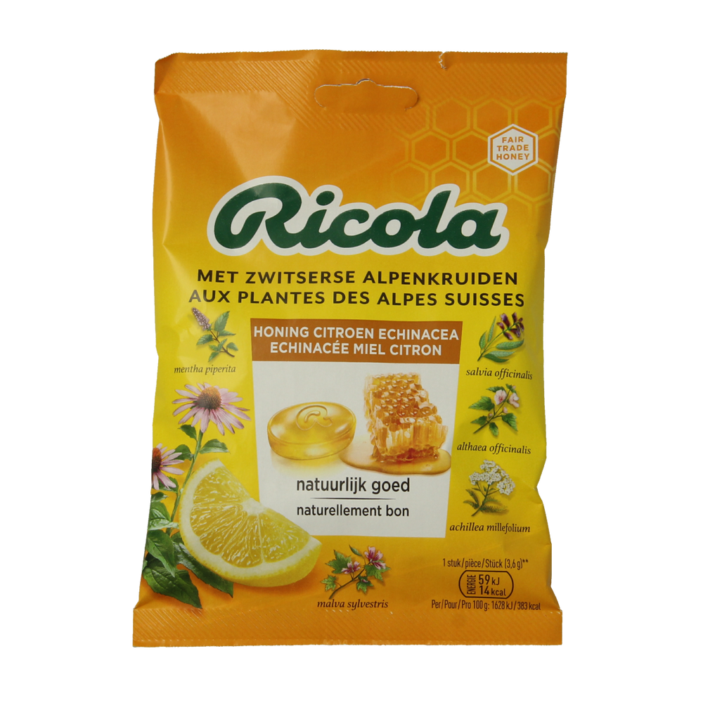 Ricola Honey lemon echinacea 75.00 Gram