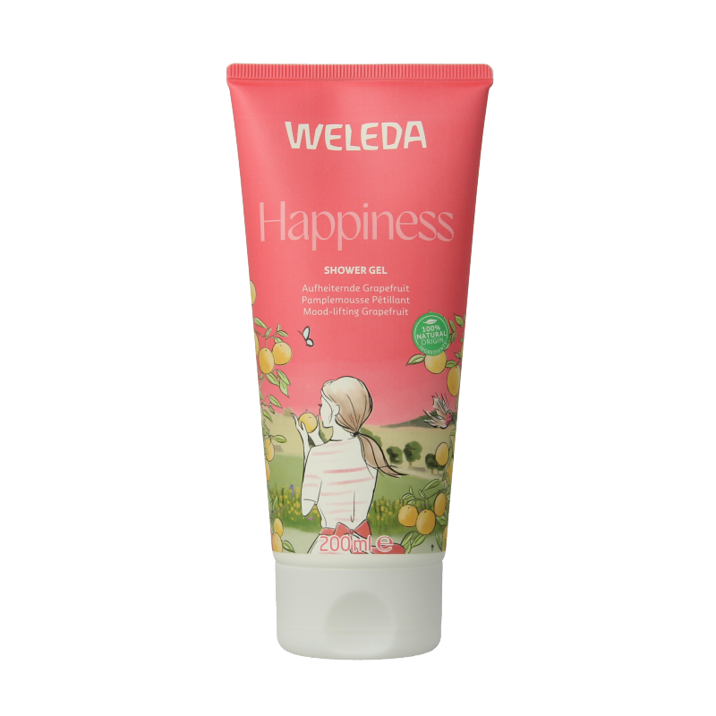 Weleda Happiness douchegel limited edition 200 Milliliter
