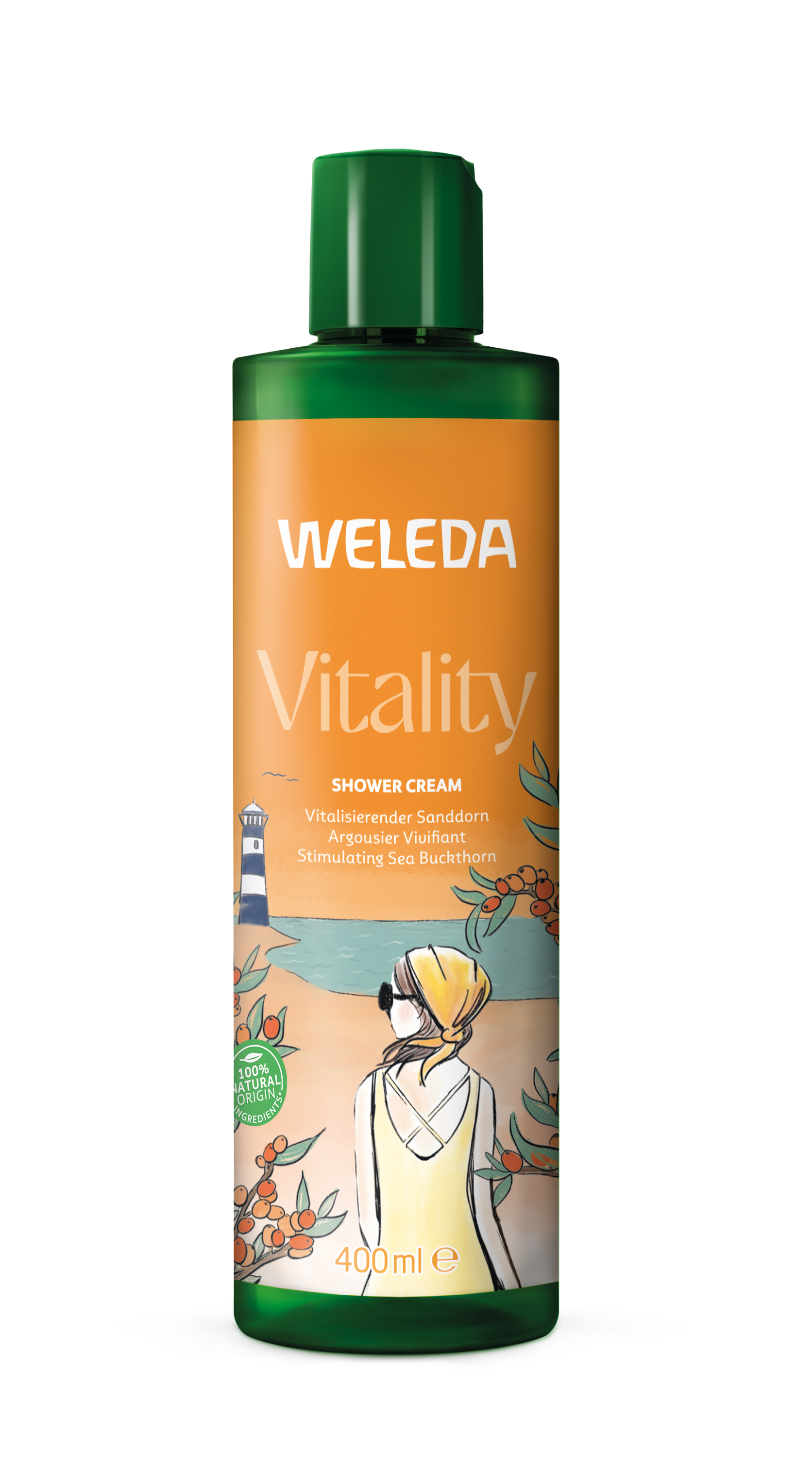 Weleda Vitality douchecreme duindoorn bio 400.00 Milliliter