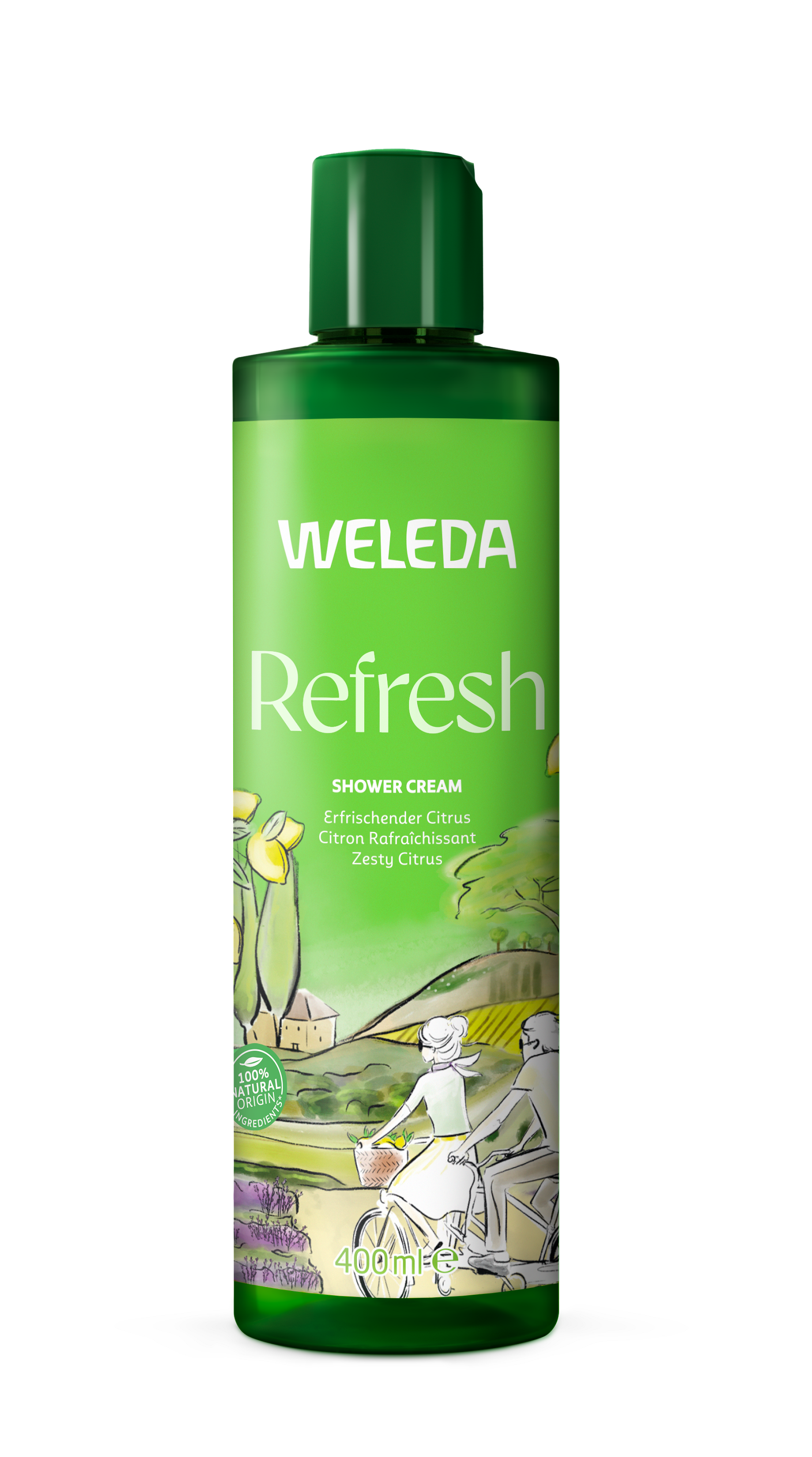 Weleda Refresh douchecreme citrus bio 400.00 Milliliter