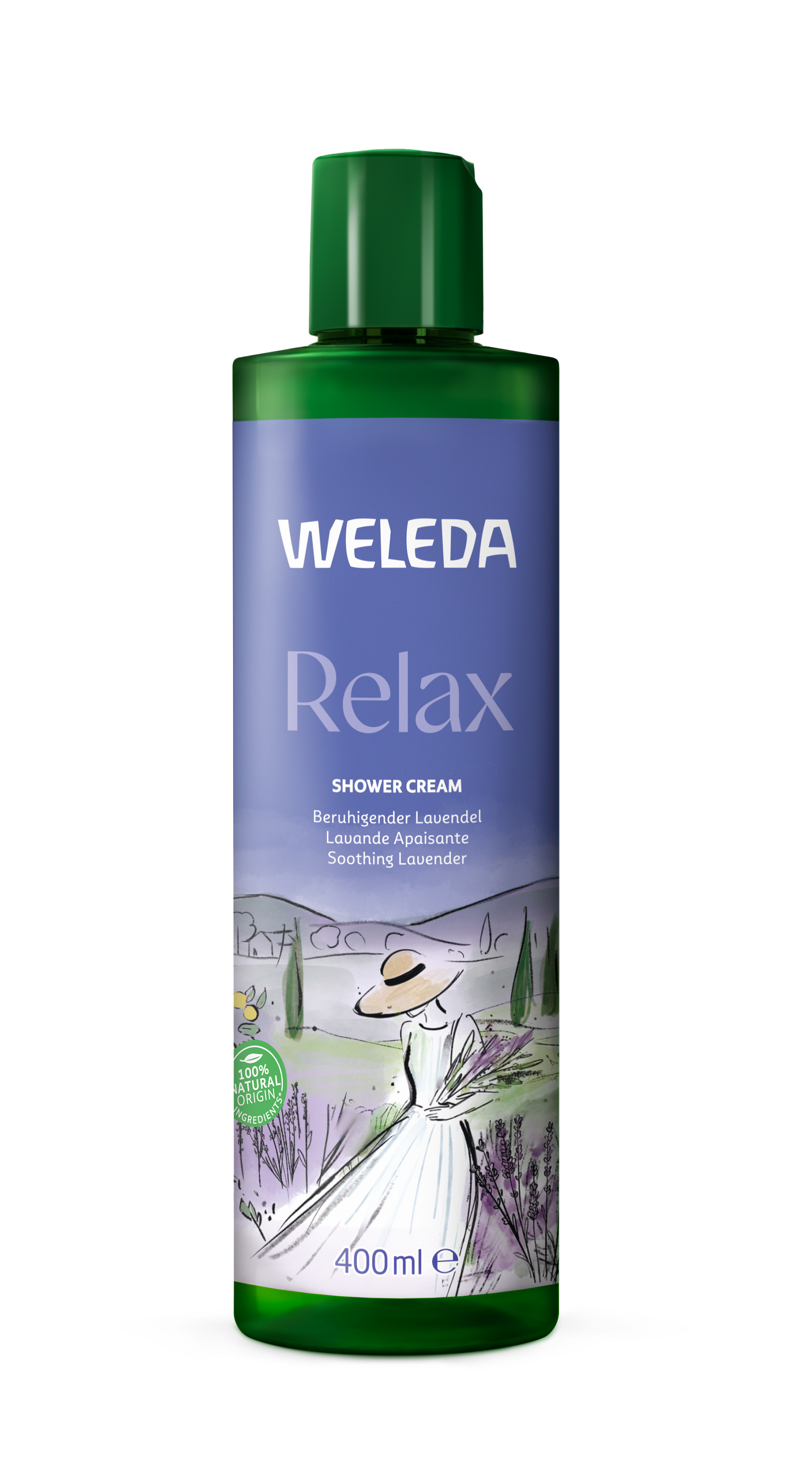 Weleda Relax douchecreme lavendel bio 400.00 Milliliter