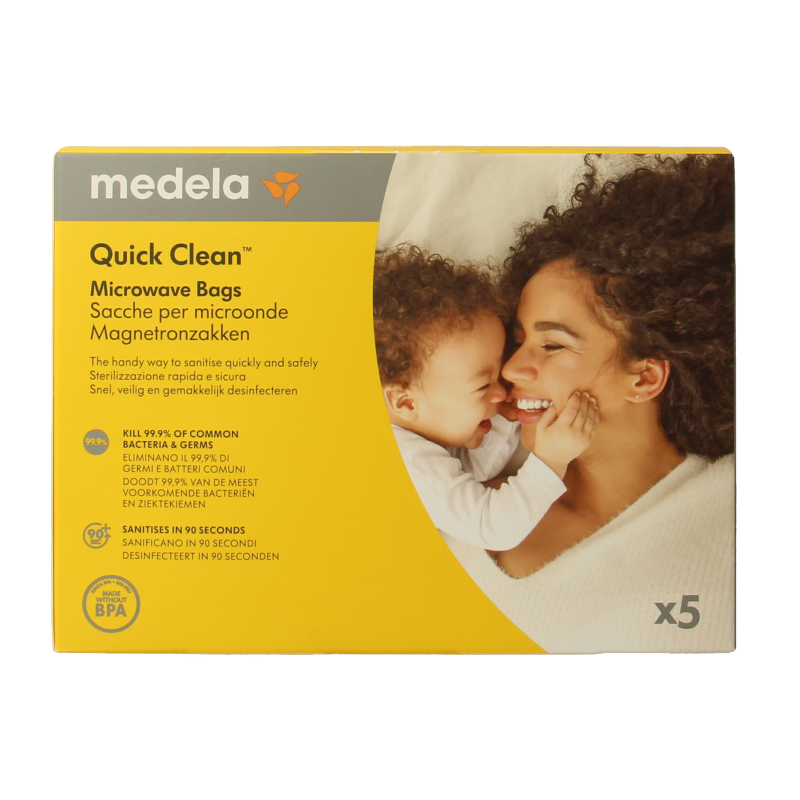 Medela Quick clean magnetronsterilisatiezakken 5 Stuks