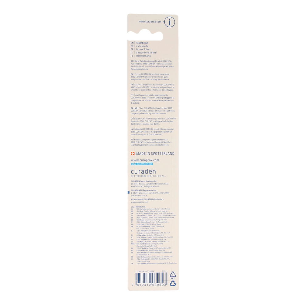 Curaprox Tandenborstel CS 3960 super soft assorti 1.00 Stuks