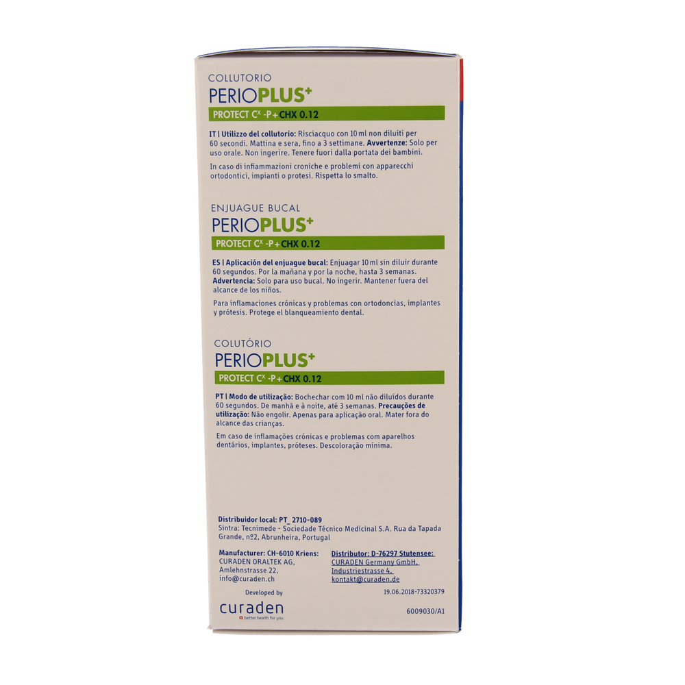 Curaprox Perio plus+ protect CHX 0.12 mondspoeling 200.00 Milliliter