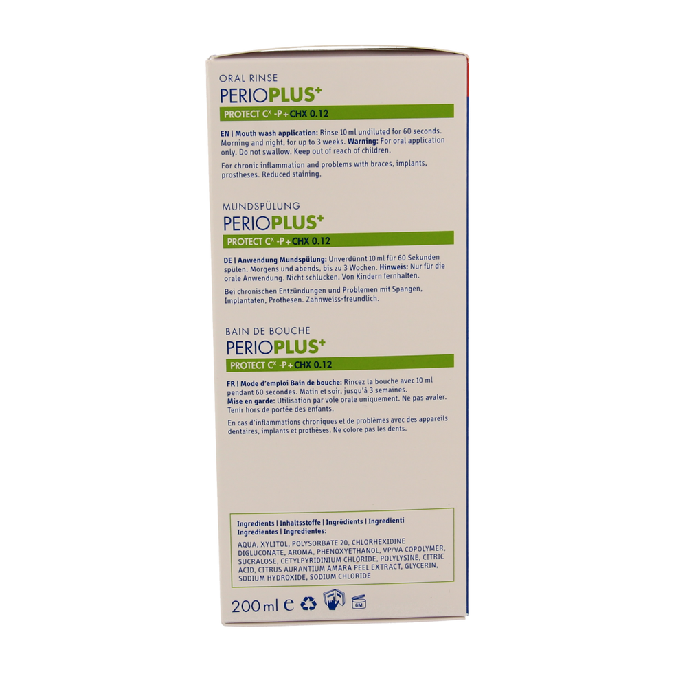 Curaprox Perio plus+ protect CHX 0.12 mondspoeling 200.00 Milliliter