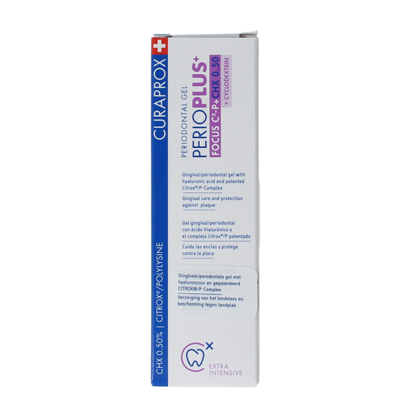 Curaprox Perio plus+ focus gel CHX 0.50 10.00 Milliliter