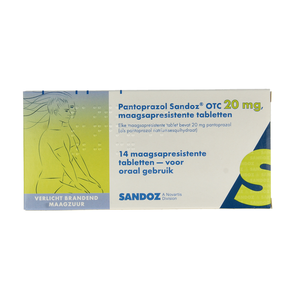 Sandoz Pantoprazol 20mg 14.00 Stuks