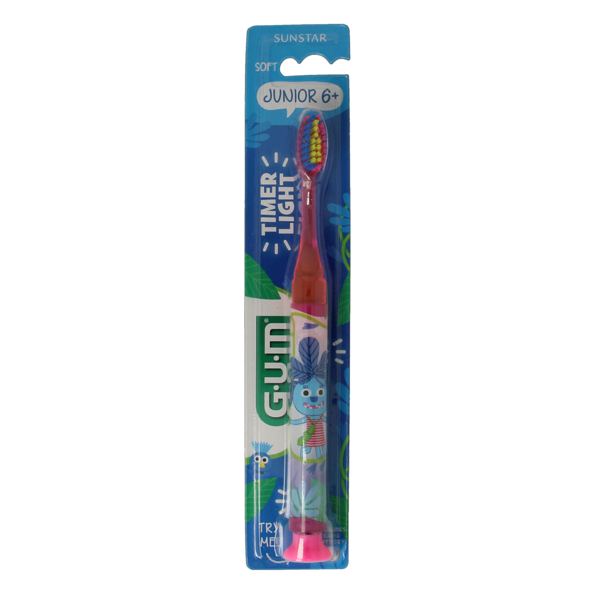 GUM Tandenborstel junior met timer 1.00 Stuks