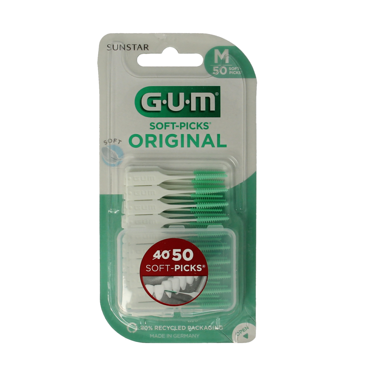 GUM Soft-picks original medium 50.00 Stuks