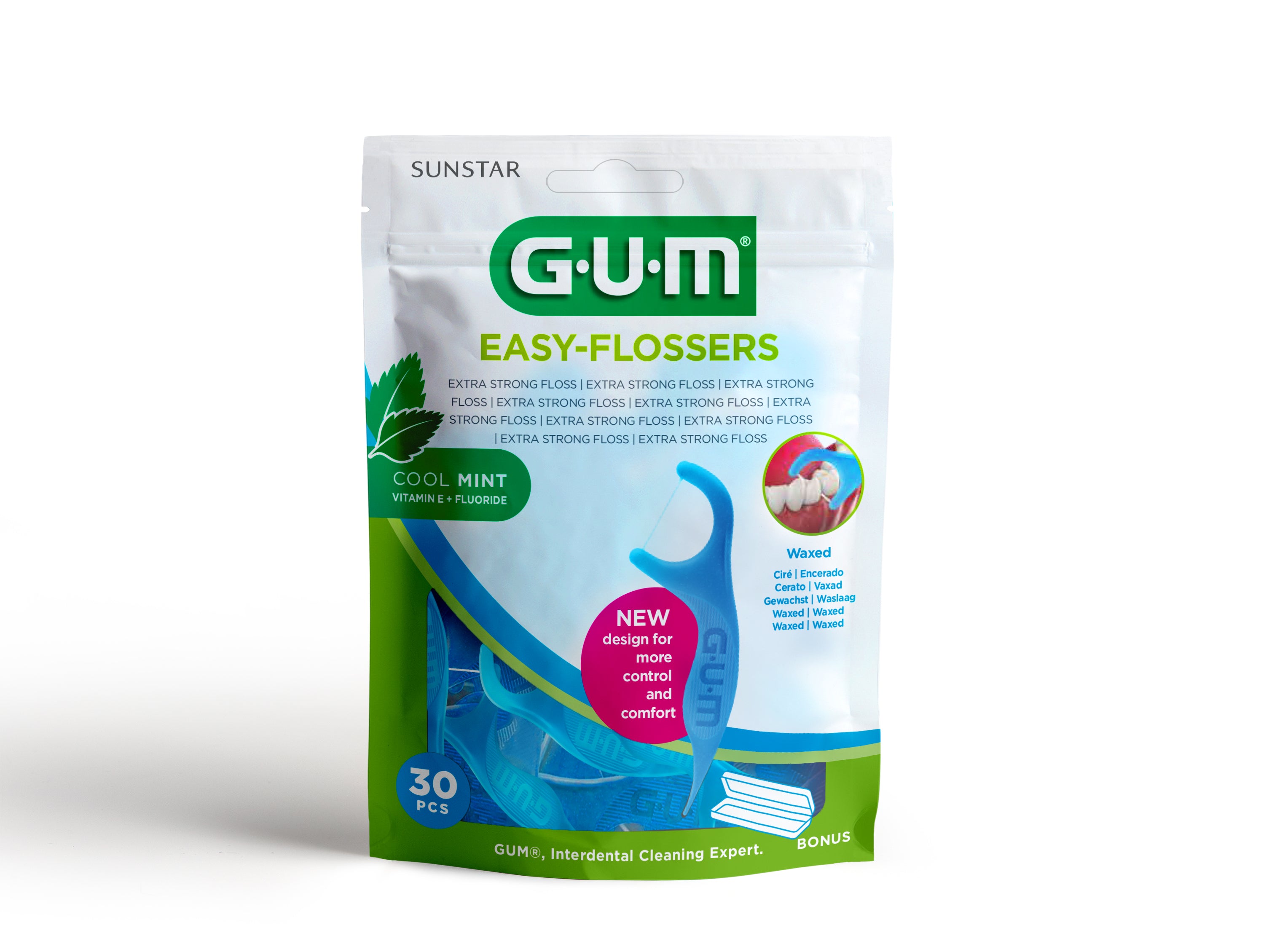 GUM Easy flossers 30.00 Stuks